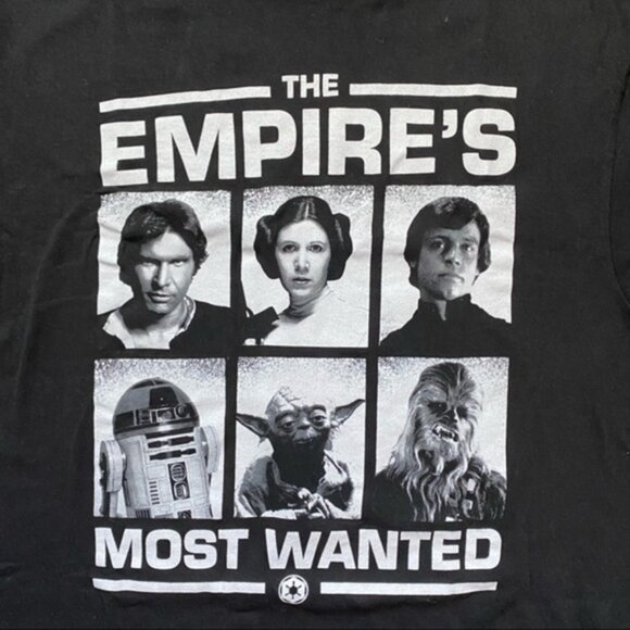 Star Wars empire’s most wanted black shirt Large - Picture 3 of 7